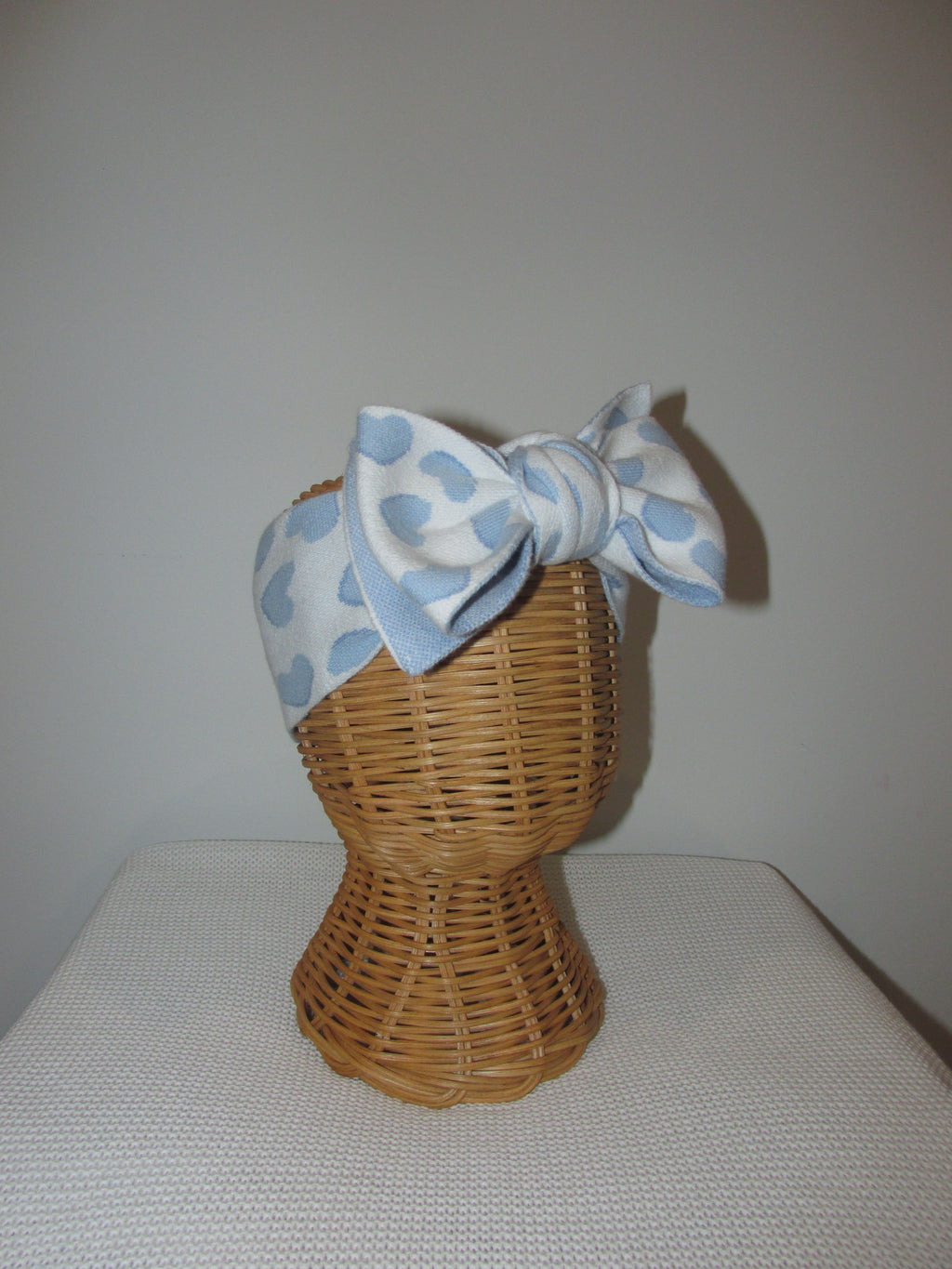Wrapped in Love Blue Knit Headband