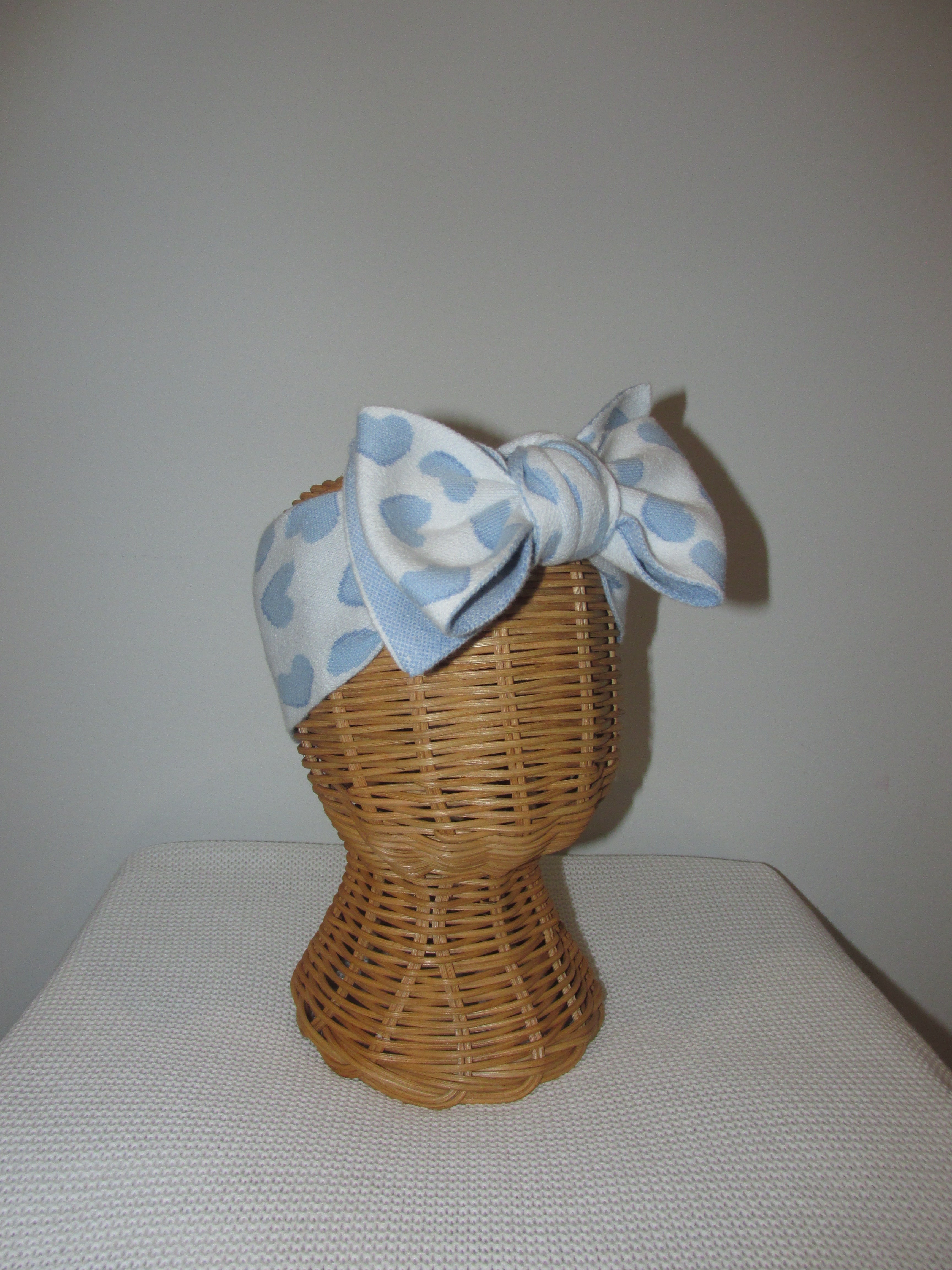 Wrapped in Love Blue Knit Headband