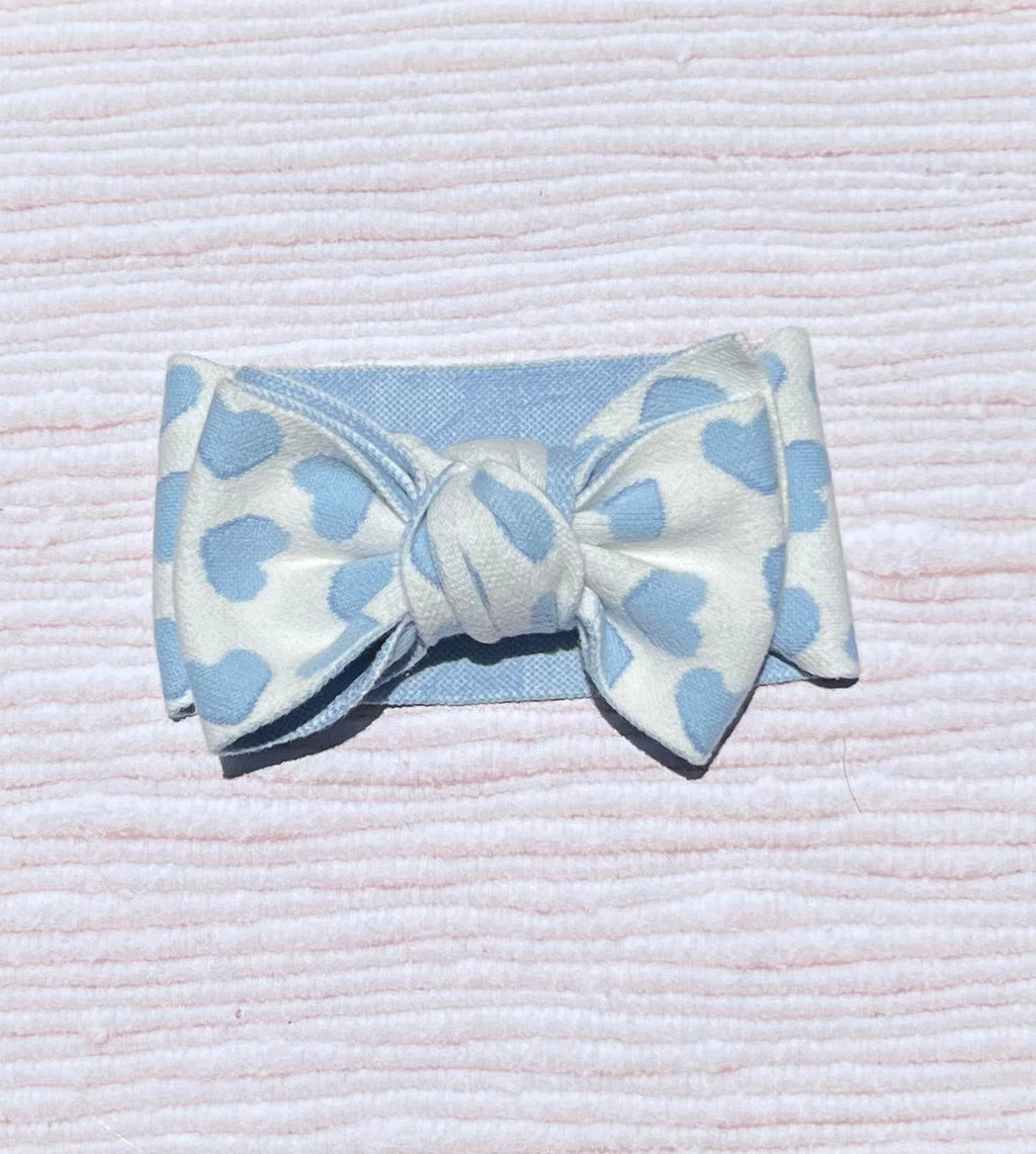 Wrapped in Love Blue Knit Headband
