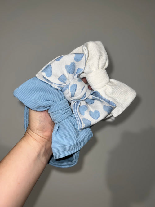 Blue Top Knot