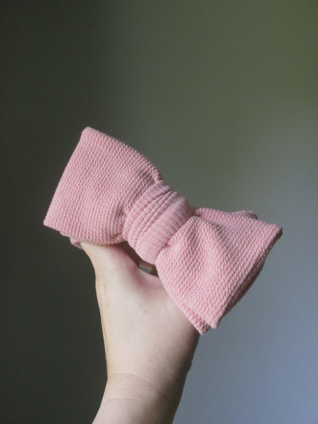 Soft Pink Top Knot