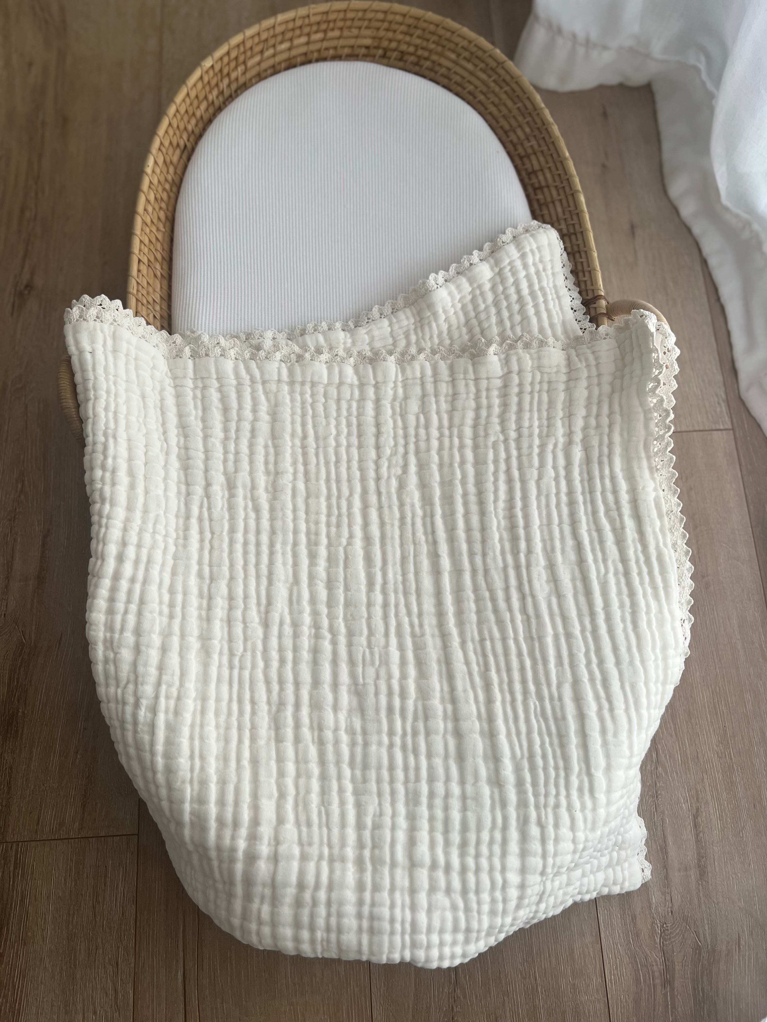 White Muslin Blanket